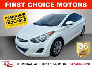 Used 2013 Hyundai Elantra GL  ~AUTOMATIC, FULLY CERTIFIED WITH WARRANTY!!!~ for sale in North York, ON