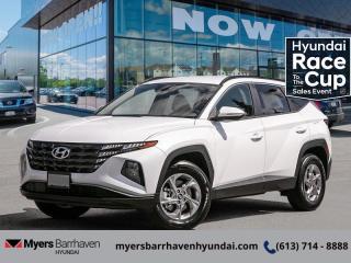 <b>Heated Seats,  Apple CarPlay,  Android Auto,  Heated Steering Wheel,  Adaptive Cruise Control!</b><br> <br> <br> <br>  Highways, byways, urban sprawls, and remote expanses, this 2024 Hyundai Tucson does it all with ease and grace. <br> <br>This 2024 Hyundai Tucson was made with eye for detail. From subtle surprises to bold design features, every part of this 2024 Hyundai Tucson is a treat. Stepping into the interior feels like a step right into the future with breathtaking technology and luxury that will make your smartphone jealous. Add on an intelligently capable chassis and drivetrain and you have the SUV of the future, ready for you today.<br> <br> This crystal white tricoat SUV  has an automatic transmission and is powered by a  187HP 2.5L 4 Cylinder Engine.<br> This vehicles price also includes $2984 in additional equipment.<br> <br> Our Tucsons trim level is Preferred. This amazing crossover SUV features a full-time all-wheel-drive system, and is decked with a great number of standard features such as heated front seats, a heated leather-wrapped steering wheel, proximity keyless entry with push button start, remote engine start, and a 10.25-inch infotainment screen bundled with Apple CarPlay and Android Auto, with a 6-speaker audio system. Occupant safety is assured, thanks to adaptive cruise control, blind spot detection, lane keep assist with lane departure warning, forward collision avoidance with pedestrian and cyclist detection, and a rear view camera. Additional features include LED headlights with automatic high beams, towing equipment with trailer sway control, and even more. This vehicle has been upgraded with the following features: Heated Seats,  Apple Carplay,  Android Auto,  Heated Steering Wheel,  Adaptive Cruise Control,  Blind Spot Detection,  Lane Keep Assist. <br><br> <br/> See dealer for details. <br> <br><br> Come by and check out our fleet of 50+ used cars and trucks and 90+ new cars and trucks for sale in Ottawa.  o~o