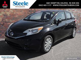 LOOKING FOR AN EASY TO PARK FUEL SIPPING CAR WITH GREAT SPACE? WELL, HELLLOOOOOO!2014 Nissan Versa Note SL GREAT ON FUEL 4 Speakers, ABS brakes, Air Conditioning, Alloy wheels, Brake assist, Driver door bin, Driver vanity mirror, Electronic Stability Control, Exterior Parking Camera Rear, Front anti-roll bar, Front Bucket Seats, Front wheel independent suspension, Heated Front Bucket Seats, Heated front seats, Overhead airbag, Power windows, Rear window defroster, Remote keyless entry, Speed-sensing steering, Split folding rear seat, Tachometer, Tilt steering wheel, Traction control.Px8 2014 Nissan Versa Note SL GREAT ON FUEL FWD CVT 1.6L 4-Cylinder DOHC 16VSteele Mitsubishi has the largest and most diverse selection of preowned vehicles in HRM. Buy with confidence, knowing we use fair market pricing guaranteeing the absolute best value in all of our pre owned inventory!Steele Auto Group is one of the most diversified group of automobile dealerships in Canada, with 60 dealerships selling 29 brands and an employee base of well over 2300. Sales are up over last year and our plan going forward is to expand further into Atlantic Canada and the United States furthering our commitment to our Canadian customers as well as welcoming our new customers in the USA.Reviews:* On all aspects of cabin space, flexibility, functionality, and storage, the Versa Note seems to have hit the mark. Good real-world ride quality on rougher roads is also noted, as is strong all-around feature content value. By most accounts, Versa Note is a perfect small car: bigger than it looks, great on fuel, comfortable, spacious, and easy to use on the daily. Source: autoTRADER.ca