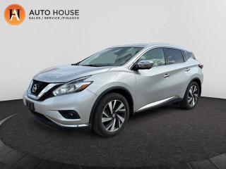 <div>2015 NISSAN MURANO PLATINUM WITH 128,731 KMS, AWD NAVIGATION, 360 CAMERA, PANORAMIC ROOF, HEATED STEERING WHEEL, PUSH BUTTON START, REMOTE START, BLUETOOTH, BLIND SPOT DETECTION, POWER FOLDING MIRRORS, HEATED SEATS FRONT/REAR, VENTILATED SEATS, LEATHER SEATS, HEATED SIDEVIEW MIRRORS, AND MORE!</div>