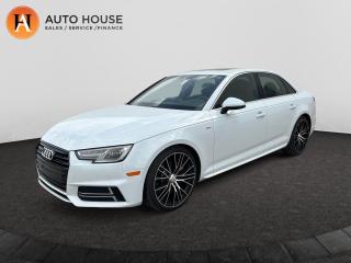 <div>2017AUDI A4 S-LINE WITH ONLY 116,904 KMS, NAVIGATION, BACKUP CAMERA, HEATED STEERING WHEEL, PUSH BUTTON START, BLUETOOTH, AUTO STOP/START, LEATHER SEATS, COMFORT MODE, SPORTS MODE, QUATTRO AND MORE!</div>