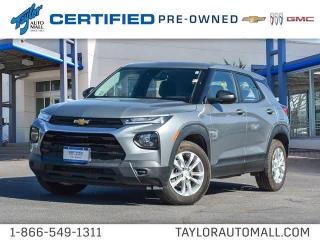 <b>Android Auto,  Apple CarPlay,  Lane Keep Assist,  Lane Departure Warning,  Forward Collision Warning!</b><br> <br>     This  2023 Chevrolet Trailblazer is fresh on our lot in Kingston. <br> <br>After a long day of work, you need a car to work just as hard for you. With a surprisingly spacious cabin, plenty of power, and incredible efficiency, this Trailblazer is begging to be in your squad. When it’s time to grab the crew and all their gear to make some memories, this versatile and adventurous Trailblazer is an obvious choice.This  SUV has 36,796 kms. Its  mosaic black in colour  . It has an automatic transmission and is powered by a  137HP 1.2L 3 Cylinder Engine. <br> <br> Our Trailblazers trim level is LS. This Trailblazer packs a surprisingly spacious interior with awesome features like the Chevy Infotainment 3 System with Android Auto, Apple CarPlay, Bluetooth, SiriusXM, and wireless connectivity. Whether you take the road or blaze a trail, do it safely with automatic emergency braking, front pedestrian braking, lane keep assist, IntelliBeam, Teen Driver, and a rearview camera. This vehicle has been upgraded with the following features: Android Auto,  Apple Carplay,  Lane Keep Assist,  Lane Departure Warning,  Forward Collision Warning,  Front Pedestrian Braking,  4g Wi-fi. <br> <br>To apply right now for financing use this link : <a href=https://www.taylorautomall.com/finance/apply-for-financing/ target=_blank>https://www.taylorautomall.com/finance/apply-for-financing/</a><br><br> <br/><br>For more information, please call any of our knowledgeable used vehicle staff at (613) 549-1311!<br><br> Come by and check out our fleet of 90+ used cars and trucks and 150+ new cars and trucks for sale in Kingston.  o~o