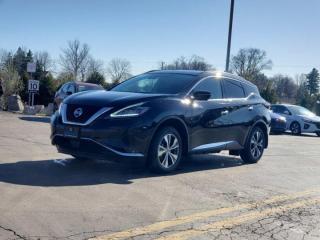 Used 2021 Nissan Murano SV AWD, Pano Roof, Nav, Heated Steering + Seats, BSM, Power Seat, CarPlay + Android & Much More! for sale in Guelph, ON