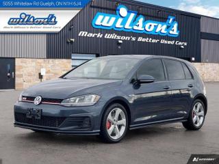 Used 2018 Volkswagen Golf GTI 5Dr Hatch, 6-Speed Manual, Heated Seats, CarPlay + Android, Bluetooth, Alloy Wheels and more! for sale in Guelph, ON