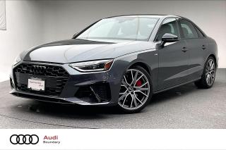You can expect that this vehicle will feel like a brand new car with the Audi Certified :plus Program. The entails a 300 check-point service inspection, up to 5 years of factory warranty or 100,000KM from the original service date, 30-day/2000 KM exchange privilege, a FREE CarFax and 24/7 Roadside Assistance. Visit us at OpenRoad Audi Boundary and book a test drive with one of our Audi Brand Specialists! We look forward to seeing you soon!