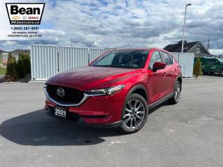 Used 2021 Mazda CX-5 Signature 2.5L 4CYL WITH REMOTE START/ENTRY, HEATED SEATS, HEATED STEERING WHEEL, VENTILATED SEATS, POWER LIFTGATE, 360 VIEW for sale in Carleton Place, ON