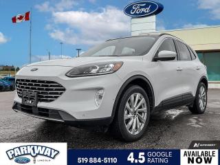 Used 2021 Ford Escape Titanium Hybrid HYBRID | LEATHER | MOONROOF for sale in Waterloo, ON