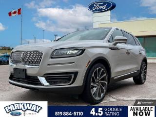 Used 2019 Lincoln Nautilus Reserve HEATED STEERING WHEEL | MOONROOF | LEATHER for sale in Waterloo, ON
