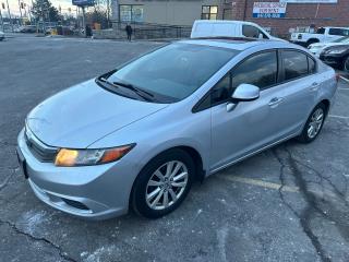 Used 2012 Honda Civic EX 1.8L/SUNROOF/FULLY LOADED/CERTIFIED for sale in Cambridge, ON