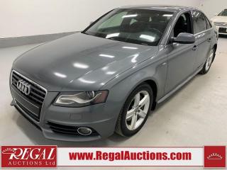 Used 2012 Audi A4 2.0T S-LINE for sale in Calgary, AB