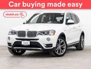 Used 2017 BMW X3 xDrive28i AWD w/ Rearview Cam, Bluetooth, Nav for sale in Bedford, NS
