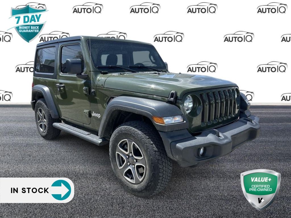 Used 2021 Jeep Wrangler Sport Alpine Premium Audio LED Lamps Remote Start Heated Seats & Steering Apple CarPlay & Android for Sale in St. Thomas, Ontario