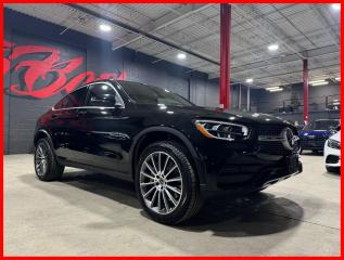 <div>Obsidian Black Metallic Exterior On Black Leather Interior, And An Aluminum Trim.</div><div></div><div>Local Ontario Vehicle, Ex-Daily Rental, Certified, And A Balance Of Mercedes-Benz Warranty August 18 2027/80,000Km!</div><div></div><div>Financing And Extended Warranty Options Available, Trade-Ins Are Welcome!</div><div></div><div>This 2023 Mercedes-Benz GLC300 4MATIC Coupe Is Loaded With A Premium Package, Premium Plus Package, Intelligent Drive Package, Sport Package, Burmester Surround Sound System, SiriusXM Satellite Radio, Wireless Phone Charging in Front, 12.3" Instrument Cluster Display, Adaptive Highbeam Assist, And A Trailer Hitch.</div><div></div><div>Packages Include Apple CarPlay, MB Navigation, Smartphone Integration, Navigation Services, MBUX Navigation Plus, Traffic Sign Assist, KEYLESS GO, Radio: Connect 20 High, 10.25" Central Media Display, Augmented Reality For Navigation, Google Android Auto, Integrated Garage Door Opener, Foot Activated Trunk/Tailgate Release, Parking Package, Active Parking Assist, 360 Camera, KEYLESS-GO Package, Ambient Lighting, Illuminated Door Sill Panels, Active Blind Spot Assist, Active Emergency Stop Assist, Active Lane Keeping Assist, Evasive Steering Assist and PRE-SAFE PLUS, Active Distance Assist DISTRONIC, Active Steering Assist, Active Speed Limit Assist, Enhanced Stop & Go, Active Lane Change Assist, Map Based Speed Adaptation, PRE-SAFE PLUS, Advanced Driving Assistance Package, Tire Pressure Monitoring System, AMG Styling Package, AMG Interior Package, AMG Cladding, AMG Velour Floor Mats, Wheels: 20" AMG Multi-Spoke, Tires: 20", Sport Brake System, AMG Exterior Package, ARTICO Man-Made Leather Dashboard, And More!</div><div></div><div>We Do Not Charge Any Additional Fees For Certification, Its Just The Price Plus HST And Licencing.</div><div>Follow Us On Instagram, And Facebook.</div><div></div><div>Dont Worry About Rain, Or Snow, Come Into Our 20,000sqft Indoor Showroom, We Have Been In Business For A Decade, With Many Satisfied Clients That Keep Coming Back, And Refer Their Friends And Family. We Are Confident You Will Have An Enjoyable Shopping Experience At AutoBase. If You Have The Chance Come In And Experience AutoBase For Yourself.</div><div><br /></div>
