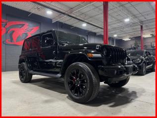 <div>Black Exterior On Black, Quilted Nappa Leather-Faced Bucket Seat Interior.</div><div></div><div>Single Owner, Local Ontario Vehicle, Certified, And A Balance Of Factory Warranty 5 Years/100,000Km</div><div></div><div>Financing And Extended Warranty Options Available, Trade-Ins Are Welcome!</div><div></div><div>This 2023 Jeep Wrangler High Altitude 4 Door 4X4 Is Loaded With Quick Order Package 22N High Altitude, Dual Top Group, And A 2.72:1 Selec-Trac Full Time 4WD System Including d Trac-Lok Limited-Slip Rear Differential (Dana M220 Rear Axle)</div><div></div><div>Packages Include Engine: 2.0L DOHC I-4 DI Turbo w/ESS, Transmission: 8-Speed TorqueFlite Auto, Heated Steering Wheel, Remote Start System, Front Heated Seats, Leather-Wrapped Shift Knob, Body-Colour Fuel-Filler Door, High Altitude Package, Body-Colour Door Handles, Dana M210 Wide HD Tube Front Axle, Body-Colour Grille w/Gloss Black, Sport Suspension, Body-Colour Front Bumper, Body-Colour Rear Bumper w/Step Pads, High Altitude Badge, 4-Wheel Anti-Lock Disc Brakes, Exterior Mirrors w/Turn Signals, Blind-Spot/Rear Cross-Path Detection, Park-Sense Rear Park Assist System, Caramel Interior Accents, Wrapped I/P Bezel w/Caramel Stitching, Daytime Running Lights w/LED Accents, LED Fog Lamps, LED Reflector Headlamps, Body-Colour Fender Flares, Dana M220 Wide Rear Axle, Grey/Black Trail Rated Badge, Premium Dark Exterior Accents, Leather-Wrapped Park Brake Handle, Black Premium Sunrider Soft Top (ST2), Body-Colour 3-Piece Hardtop, And More!</div><div></div><div>We Do Not Charge Any Additional Fees For Certification, Its Just The Price Plus HST And Licencing.</div><div>Follow Us On Instagram, And Facebook.</div><div></div><div>Dont Worry About Rain, Or Snow, Come Into Our 20,000sqft Indoor Showroom, We Have Been In Business For A Decade, With Many Satisfied Clients That Keep Coming Back, And Refer Their Friends And Family. We Are Confident You Will Have An Enjoyable Shopping Experience At AutoBase. If You Have The Chance Come In And Experience AutoBase For Yourself.</div><div><br /></div>