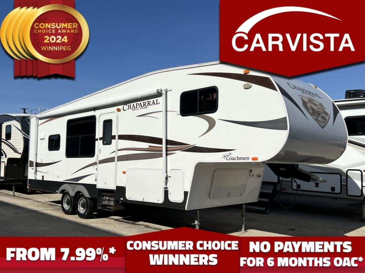 Used 2013 Coachmen Chaparral Lite 27 -REAR KITCHEN for sale in Winnipeg, MB