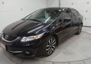 Used 2014 Honda Civic TOURING| SUNROOF | HEATED LEATHER | NAV | REAR CAM for sale in Ottawa, ON