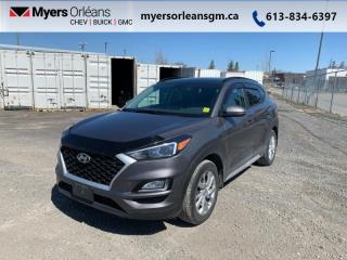 <b>Blind Spot Detection,  Heated Steering Wheel,  Safety Package,  Lane Change Assist,  Aluminum Wheels!</b><br> <br>    The 2020 Hyundai Tucson has a look that inspires adventure. This  2020 Hyundai Tucson is fresh on our lot in Orleans. <br> <br>2020 Hyundai Tucson is more than just a sport utility vehicle, its the SUV thats always up for your adventures. With innovative features to keep you connected like standard Apple CarPlay and Android Auto smartphone connectivity, capable and efficient performance and heaps of built-in safety features, its always ready when you are. This 2020 Hyundai Tucson is ready to show you what an affordable family SUV should be.This  SUV has 87,889 kms. Its  grey in colour  . It has an automatic transmission and is powered by a  161HP 2.0L 4 Cylinder Engine.  It may have some remaining factory warranty, please check with dealer for details. <br> <br> Our Tucsons trim level is Preferred. This Preferred trim is a great choice that comes with aluminum wheels, a blind spot detection system with rear cross traffic alerts and lane change assist, a heated leather wrapped steering wheel and drive mode select. You will also receive a 7 inch colour touch screen display with Apple CarPlay and Android Auto, LED daytime running lights, a 60/40 split rear seat, remote keyless entry and a rear view camera plus much more! This vehicle has been upgraded with the following features: Blind Spot Detection,  Heated Steering Wheel,  Safety Package,  Lane Change Assist,  Aluminum Wheels,  Apple Carplay,  Android Auto. <br> <br>To apply right now for financing use this link : <a href=https://www.myersorleansgm.ca/FinancePreQualForm target=_blank>https://www.myersorleansgm.ca/FinancePreQualForm</a><br><br> <br/><br> Buy this vehicle now for the lowest bi-weekly payment of <b>$176.17</b> with $0 down for 84 months @ 9.99% APR O.A.C. ( Plus applicable taxes -  Plus applicable fees   ).  See dealer for details. <br> <br>*MYERS LIFETIME ENGINE AND TRANSMISSION COVERAGE CERTIFICATE NOT AVAILABLE ON VEHICLES WITH KMS EXCEEDING 140,000KM, VEHICLES 8 YEARS & OLDER, OR HIGHLINE BRAND VEHICLE(eg. BMW, INFINITI. CADILLAC, LEXUS...)<br> Come by and check out our fleet of 20+ used cars and trucks and 190+ new cars and trucks for sale in Orleans.  o~o