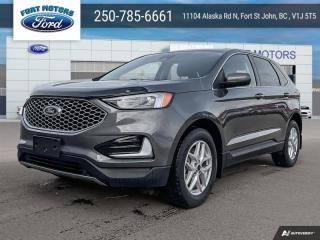 <b>18 inch Aluminum Wheels, Cold Weather Package, Heated Steering Wheel!</b><br> <br>   Change the game with the unique styling of the bold and beautiful Ford Edge. <br> <br>With meticulous attention to detail and amazing style, the Ford Edge seamlessly integrates power, performance and handling with awesome technology to help you multitask your way through the challenges that life throws your way. Made for an active lifestyle and spontaneous getaways, the Ford Edge is as rough and tumble as you are. Push the boundaries and stay connected to the road with this sweet ride!<br> <br> This carbonized grey metallic SUV  has an automatic transmission and is powered by a  250HP 2.0L 4 Cylinder Engine.<br> <br> Our Edges trim level is SEL. Stepping up to this SEL trim rewards you with plush heated front seats featuring power adjustment and lumbar support, a power liftgate for rear cargo access, a key fob with remote engine start and rear parking sensors, in addition to a 12-inch capacitive infotainment screen bundled with wireless Apple CarPlay and Android Auto, SiriusXM satellite radio, a 6-speaker audio setup, and 4G mobile hotspot internet connectivity. You and yours are assured of optimum road safety, with blind spot detection, rear cross traffic alert, pre-collision assist with automatic emergency braking, lane keeping assist, lane departure warning, forward collision alert, driver monitoring alert, and a rearview camera with an inbuilt washer. Also standard include proximity keyless entry, dual-zone climate control, 60-40 split front folding rear seats, LED headlights with automatic high beams, and even more. This vehicle has been upgraded with the following features: 18 Inch Aluminum Wheels, Cold Weather Package, Heated Steering Wheel. <br><br> View the original window sticker for this vehicle with this url <b><a href=http://www.windowsticker.forddirect.com/windowsticker.pdf?vin=2FMPK4J90RBB06629 target=_blank>http://www.windowsticker.forddirect.com/windowsticker.pdf?vin=2FMPK4J90RBB06629</a></b>.<br> <br>To apply right now for financing use this link : <a href=https://www.fortmotors.ca/apply-for-credit/ target=_blank>https://www.fortmotors.ca/apply-for-credit/</a><br><br> <br/><br>Come down to Fort Motors and take it for a spin!<p><br> Come by and check out our fleet of 30+ used cars and trucks and 60+ new cars and trucks for sale in Fort St John.  o~o