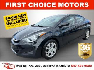 Welcome to First Choice Motors, the largest car dealership in Toronto of pre-owned cars, SUVs, and vans priced between $5000-$15,000. With an impressive inventory of over 300 vehicles in stock, we are dedicated to providing our customers with a vast selection of affordable and reliable options. <br><br>Were thrilled to offer a used 2015 Hyundai Elantra GL, black color with 176,000km (STK#7254) This vehicle was $10990 NOW ON SALE FOR $9990. It is equipped with the following features:<br>- Automatic Transmission<br>- Heated seats<br>- Bluetooth<br>- Power windows<br>- Power locks<br>- Power mirrors<br>- Air Conditioning<br><br>At First Choice Motors, we believe in providing quality vehicles that our customers can depend on. All our vehicles come with a 36-day FULL COVERAGE warranty. We also offer additional warranty options up to 5 years for our customers who want extra peace of mind.<br><br>Furthermore, all our vehicles are sold fully certified with brand new brakes rotors and pads, a fresh oil change, and brand new set of all-season tires installed & balanced. You can be confident that this car is in excellent condition and ready to hit the road.<br><br>At First Choice Motors, we believe that everyone deserves a chance to own a reliable and affordable vehicle. Thats why we offer financing options with low interest rates starting at 7.9% O.A.C. Were proud to approve all customers, including those with bad credit, no credit, students, and even 9 socials. Our finance team is dedicated to finding the best financing option for you and making the car buying process as smooth and stress-free as possible.<br><br>Our dealership is open 7 days a week to provide you with the best customer service possible. We carry the largest selection of used vehicles for sale under $9990 in all of Ontario. We stock over 300 cars, mostly Hyundai, Chevrolet, Mazda, Honda, Volkswagen, Toyota, Ford, Dodge, Kia, Mitsubishi, Acura, Lexus, and more. With our ongoing sale, you can find your dream car at a price you can afford. Come visit us today and experience why we are the best choice for your next used car purchase!<br><br>All prices exclude a $10 OMVIC fee, license plates & registration  and ONTARIO HST (13%)
