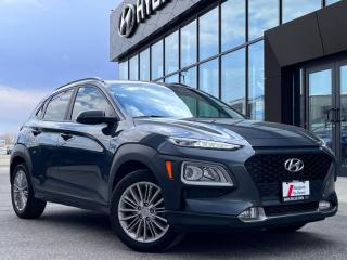 <b>Blind Spot Detection,  Heated Steering Wheel,  Heated Seats,  Aluminum Wheels,  Remote Keyless Entry!</b><br> <br>  Compare at $20497 - Our Price is just $19900! <br> <br>   A different breed of SUV designed to take on the city, introducing the 2021 Hyundai KONA! This  2021 Hyundai Kona is for sale today in Midland. <br> <br>The KONA has been designed to turn heads - and to raise pulses. The dynamic design catches your eye with unique details that highlight the strong Hyundai SUV DNA at its core, starting with our signature cascading front grille design, muscular wheel arches and advanced lighting. Bold accent body panels run along the side and rear bumper for a sporty look. Step inside and instantly experience an exceptional level of comfort thanks to its wealth of features. This Kona is more than just its trendy appearance, its a real urban warrior.This  SUV has 75,157 kms. Its  thunder gray in colour  . It has a 6 speed automatic transmission and is powered by a  147HP 2.0L 4 Cylinder Engine.  This unit has some remaining factory warranty for added peace of mind. <br> <br> Our Konas trim level is 2.0L Preferred FWD. This Kona Preferred adds a leather heated steering wheel, blind spot detection with rear cross traffic collision warning, larger aluminum wheels and a proximity key for easy push button starts. You will also get heated front seats, Apple CarPlay, Android Auto, a rear view camera, bluetooth streaming audio, a 60/40 split rear seat, cruise control and much more. This vehicle has been upgraded with the following features: Blind Spot Detection,  Heated Steering Wheel,  Heated Seats,  Aluminum Wheels,  Remote Keyless Entry,  Apple Carplay,  Android Auto. <br> <br>To apply right now for financing use this link : <a href=https://www.bourgeoishyundai.com/finance/ target=_blank>https://www.bourgeoishyundai.com/finance/</a><br><br> <br/><br>BUY WITH CONFIDENCE. Bourgeois Auto Group, we dont just sell cars; for over 75 years, we have delivered extraordinary automotive experiences in every showroom, on the road, and at your home. Offering complimentary delivery in an enclosed trailer. <br><br>Why buy from the Bourgeois Auto Group? Whether you are looking for a great place to buy your next new or used vehicle find a qualified repair center or looking for parts for your vehicle the Bourgeois Auto Group has the answer. We offer both new vehicles and pre-owned vehicles with over 25 brand manufacturers and over 200 Pre-owned Vehicles to choose from. Were constantly changing to meet the needs of our customers and stay ahead of the competition, and we are committed to investing in modern technology to ensure that we are always on the cutting edge. We use very strategic programs and tools that give us current market data to price our vehicles to the market to make sure that our customers are getting the best deal not only on the new car but on your trade-in as well. Ask for your free Live Market analysis report and save time and money. <br><br>WE BUY CARS  Any make model or condition, No purchase necessary. We are OPEN 24 hours a Day/7 Days a week with our online showroom and chat service. Our market value pricing provides the most competitive prices on all our pre-owned vehicles all the time. Market Value Pricing is achieved by polling over 20000 pre-owned websites every day to ensure that every single customer receives real-time Market Value Pricing on every pre-owned vehicle we sell. Customer service is our top priority. No hidden costs or fees, and full disclosure on all services and Carfax®. <br><br>With over 23 brands and over 400 full- and part-time employees, we look forward to serving all your automotive needs! <br> Come by and check out our fleet of 40+ used cars and trucks and 40+ new cars and trucks for sale in Midland.  o~o
