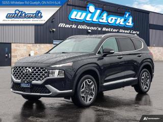 Used 2021 Hyundai Santa Fe Hybrid Luxury AWD, Leather, Pano Roof, Heated + Cooled Seats, Adaptive Cruise, CarPlay + Android & More! for sale in Guelph, ON