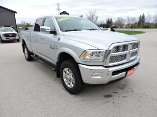 <p>A beautiful condition 2018 Ram 2500 Laramie that was well oiled and is rust free [see pictures of the oil coatings]. Spent the winters in Florida so 0 rust. 6.7L Cummins turbo diesel powered and 4-wheel drive. Heated and cooled leather seats with room for 6-people and both front buckets are power adjust. Bluetooth and steering wheel mounted audio controls. Heated steering wheel, built-in electric brake controller and dual climate controls. Back-up camera and both front and rear park assist systems. Remote start and power rear sliding window. New brakes were just installed to complete the safety. 5th wheel hitch system with rails, sprayed in box liner and a tonneau cover were added to the 6-foot 4-inch length box. A must-see 2500 Laramie. </p><p>** WE UPDATE OUR WEBSITE REGULARLY IF YOU SEE THIS AD THE VEHICLE IS AVAILABLE! ** Pentastic Motors specializes in 4X4 Gasoline and Diesel trucks from all makes including Dodge, Ford, and General Motors. Extended warranties available!  Financing available from 7.99% APR OAC. Delivery available to Southern Ontario Purchasers! We are 1.5 hrs from Pearson International Airport and offer free pick up from the airport to Purchasers. Leasing options available for Commercial/Agricultural/Personal! **NO ADMIN FEES! All vehicles are CERTIFIED and serviced unless otherwise stated! CARFAX AVAILABLE ON ALL VEHICLES! ** Call, email, or come in for a test drive today! 1-844-4X4-TRUX www.pentasticmotors.com</p>