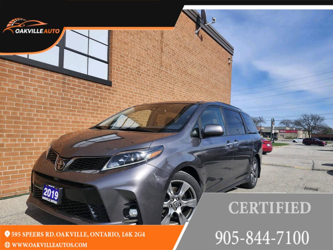 Used 2019 Toyota Sienna SE 8-Passenger FWD for sale in Oakville, ON