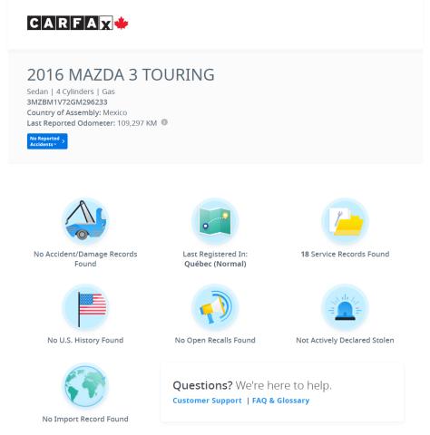 2016 Mazda MAZDA3 Touring+Camera+GPS+Heated Seats+CLEAN CARFAX Photo13