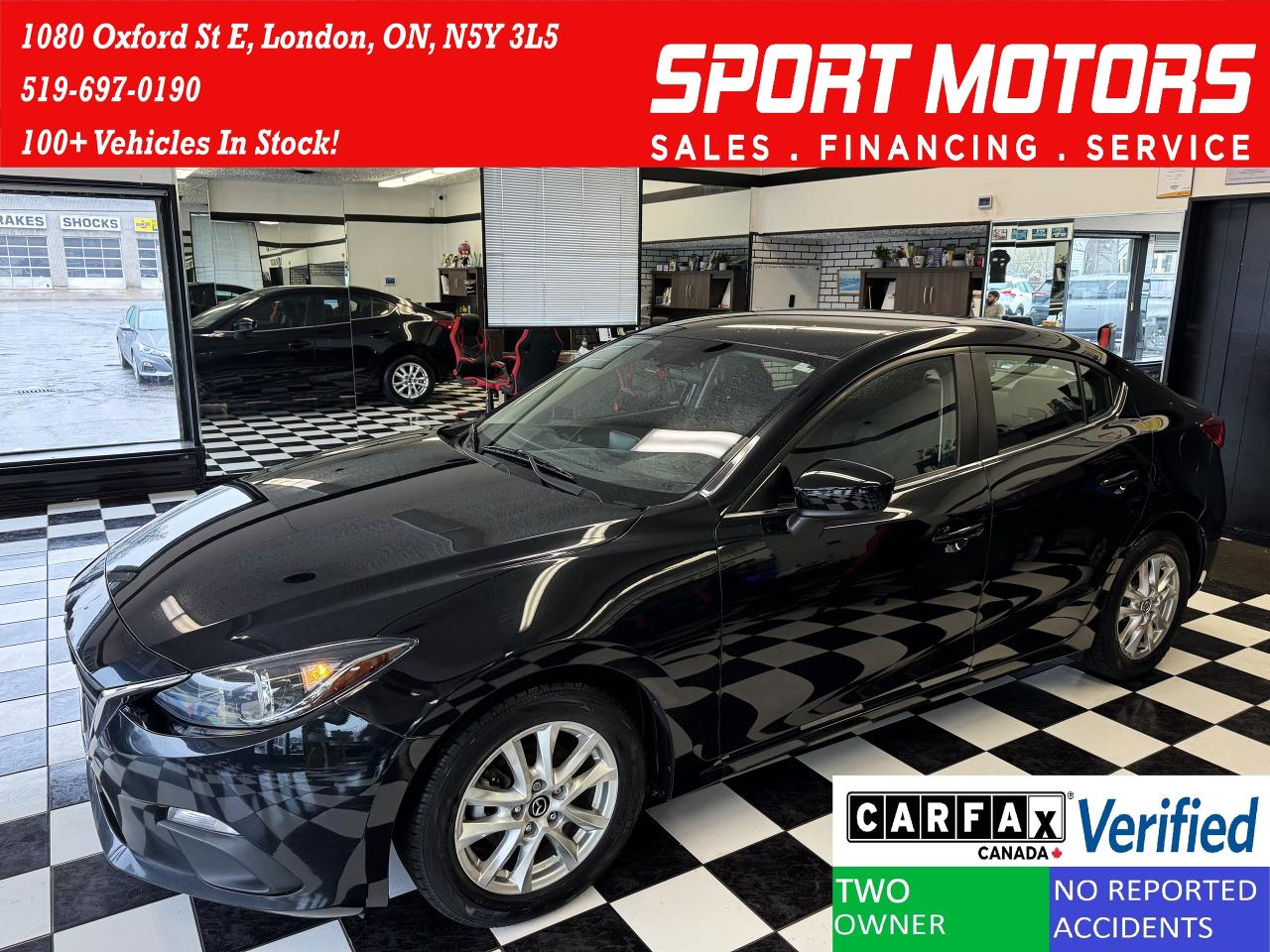 Used 2016 Mazda MAZDA3 Touring+Camera+GPS+Heated Seats+CLEAN CARFAX for sale in London, ON