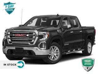 Satin Steel Metallic 2019 GMC Sierra 1500 SLT 4D Crew Cab EcoTec3 5.3L V8 8-Speed Automatic 4WD 8-Speed Automatic, 4WD, Jet Black Leather, 120-Volt Bed Mounted Power Outlet, 120-Volt Instrument Panel Power Outlet, 12-Volt Rear Auxiliary Power Outlet, 170 Amp Alternator, 20 x 9 Polished Aluminum Wheels, 4-Wheel Disc Brakes, 6 Speakers, 6-Speaker Audio System Feature, ABS brakes, Air Conditioning, Alloy wheels, AM/FM radio: SiriusXM, Automatic temperature control, Auxiliary External Transmission Oil Cooler, Brake assist, Chrome Grille, Colour-Keyed Carpeting Floor Covering, Compass, Deep-Tinted Glass, Delay-off headlights, Driver Memory, Dual front impact airbags, Dual front side impact airbags, Electric Rear-Window Defogger, Electrical Lock Control Steering Column, Electronic Stability Control, Front anti-roll bar, Front dual zone A/C, Front fog lights, Front Frame-Mounted Black Recovery Hooks, Front wheel independent suspension, Fully automatic headlights, GMC 4G LTE, GMC Connected Access, HD Radio, Heated Driver & Front Passenger Seating, Heavy Duty Suspension, Heavy-Duty Rear Locking Differential, Hitch Guidance, Hitch Guidance w/Hitch View, Integrated Trailer Brake Controller, In-Vehicle Trailering App, Keyless Open & Start, LED Cargo Area Lighting, Low tire pressure warning, Manual Tilt-Wheel & Telescoping Steering Column, Memory seat, Occupant sensing airbag, OnStar & GMC Connected Services Capable, Overhead airbag, Panic alarm, Power Door Locks, Power driver seat, Power Front Passenger Windows w/Express Up/Down, Power Front Windows w/Driver Express Up/Down, Power Rear Windows w/Express Down, Power steering, Power windows, Preferred Equipment Group 4SA, Premium audio system: GMC Infotainment System, Radio data system, Radio: Premium GMC Infotainment Sys w/Multi-Touch, Rear Dual USB Charging-Only Ports, Rear Wheelhouse Liners, Rear window defroster, Remote keyless entry, Remote Vehicle Starter System, Security system, SiriusXM, Speed-sensing steering, Steering Wheel Audio Controls, Steering wheel mounted audio controls, Theft Deterrent System (Unauthorized Entry), Traction control, Trailering Package, Wheel Locks (Set of 4) (LPO).<p> </p>

<h4>VALUE+ CERTIFIED PRE-OWNED VEHICLE</h4>

<p>36-point Provincial Safety Inspection<br />
172-point inspection combined mechanical, aesthetic, functional inspection including a vehicle report card<br />
Warranty: 30 Days or 1500 KMS on mechanical safety-related items and extended plans are available<br />
Complimentary CARFAX Vehicle History Report<br />
2X Provincial safety standard for tire tread depth<br />
2X Provincial safety standard for brake pad thickness<br />
7 Day Money Back Guarantee*<br />
Market Value Report provided<br />
Complimentary 3 months SIRIUS XM satellite radio subscription on equipped vehicles<br />
Complimentary wash and vacuum<br />
Vehicle scanned for open recall notifications from manufacturer</p>

<p>SPECIAL NOTE: This vehicle is reserved for AutoIQs retail customers only. Please, No dealer calls. Errors & omissions excepted.</p>

<p>*As-traded, specialty or high-performance vehicles are excluded from the 7-Day Money Back Guarantee Program (including, but not limited to Ford Shelby, Ford mustang GT, Ford Raptor, Chevrolet Corvette, Camaro 2SS, Camaro ZL1, V-Series Cadillac, Dodge/Jeep SRT, Hyundai N Line, all electric models)</p>

<p>INSGMT</p>