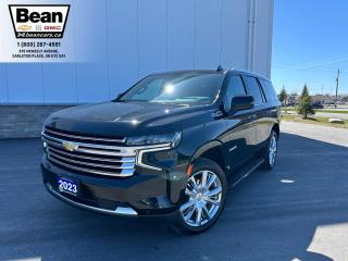 Used 2023 Chevrolet Tahoe High Country 6.2L V8 WITH REMOTE START/ENTRY, HEATED SEATS, HEATED STEERING WHEEL, VENTILATED SEATS, SUNROOF, HD SURROUND VISION for sale in Carleton Place, ON