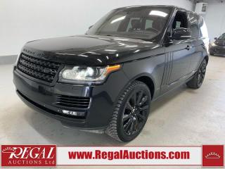 Used 2014 Land Rover Range Rover 5.0L SUPERCHARGED for sale in Calgary, AB