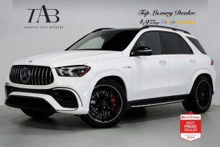 This Beautiful 2021 Mercedes-Benz GLE 63 S AMG is a Canadian vehicle with a clean Carfax report and remaining manufacture warranty until March 23, 2021 or 80,000kms. It is a high-performance luxury SUV that combines advanced technology, powerful engineering, and premium features.

Key Features Includes:

- V8 BiTurbo
- Premium Package      $7900
- Intelligent Drive Package      $3000
- AMG Night Package              $850
- AMG Carbon Fibre Trim         $2500
- Electrically Adjustable Second Row Seats      $1500
- Trailer Hitch                       $800
- Aluminium Running Board    $750
- 4Matic +
- Carbon Fiber Interior
- Navigation
- Bluetooth
- Panoramic Sunroof
- Heads Up Display
- Burmester Sound System
- Sirius XM Radio
- Apple Carplay
- Android Auto
- Wireless Charging 
- Front and Rear Heated Seats
- Front Ventilated Seats
- Front Massaging Seats
- Cruise Control
- Blind Spot Assist
- Traffic Sign Assist
- Active Lane keeping Assist
- Active Brake Assist
- Attention Assist
- Red Brake Calipers
- LED Headlights
- 22" AMG Alloy Wheels

NOW OFFERING 3 MONTH DEFERRED FINANCING PAYMENTS ON APPROVED CREDIT. 

Looking for a top-rated pre-owned luxury car dealership in the GTA? Look no further than Toronto Auto Brokers (TAB)! Were proud to have won multiple awards, including the 2023 GTA Top Choice Luxury Pre Owned Dealership Award, 2023 CarGurus Top Rated Dealer, 2024 CBRB Dealer Award, the Canadian Choice Award 2024,the 2024 BNS Award, the 2023 Three Best Rated Dealer Award, and many more!

With 30 years of experience serving the Greater Toronto Area, TAB is a respected and trusted name in the pre-owned luxury car industry. Our 30,000 sq.Ft indoor showroom is home to a wide range of luxury vehicles from top brands like BMW, Mercedes-Benz, Audi, Porsche, Land Rover, Jaguar, Aston Martin, Bentley, Maserati, and more. And we dont just serve the GTA, were proud to offer our services to all cities in Canada, including Vancouver, Montreal, Calgary, Edmonton, Winnipeg, Saskatchewan, Halifax, and more.

At TAB, were committed to providing a no-pressure environment and honest work ethics. As a family-owned and operated business, we treat every customer like family and ensure that every interaction is a positive one. Come experience the TAB Lifestyle at its truest form, luxury car buying has never been more enjoyable and exciting!

We offer a variety of services to make your purchase experience as easy and stress-free as possible. From competitive and simple financing and leasing options to extended warranties, aftermarket services, and full history reports on every vehicle, we have everything you need to make an informed decision. We welcome every trade, even if youre just looking to sell your car without buying, and when it comes to financing or leasing, we offer same day approvals, with access to over 50 lenders, including all of the banks in Canada. Feel free to check out your own Equifax credit score without affecting your credit score, simply click on the Equifax tab above and see if you qualify.

So if youre looking for a luxury pre-owned car dealership in Toronto, look no further than TAB! We proudly serve the GTA, including Toronto, Etobicoke, Woodbridge, North York, York Region, Vaughan, Thornhill, Richmond Hill, Mississauga, Scarborough, Markham, Oshawa, Peteborough, Hamilton, Newmarket, Orangeville, Aurora, Brantford, Barrie, Kitchener, Niagara Falls, Oakville, Cambridge, Kitchener, Waterloo, Guelph, London, Windsor, Orillia, Pickering, Ajax, Whitby, Durham, Cobourg, Belleville, Kingston, Ottawa, Montreal, Vancouver, Winnipeg, Calgary, Edmonton, Regina, Halifax, and more.

Call us today or visit our website to learn more about our inventory and services. And remember, all prices exclude applicable taxes and licensing, and vehicles can be certified at an additional cost of $79