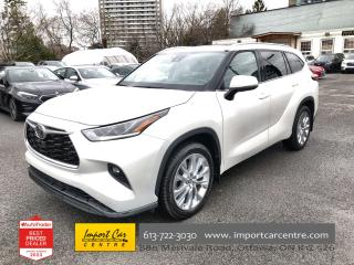 Used 2021 Toyota Highlander Limited LEATHER, PANO.ROOF, NAV, HTD & COOLED SEAT for sale in Ottawa, ON
