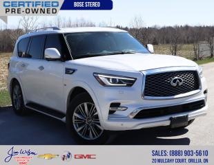 White 2020 INFINITI QX80 4D Sport Utility 4WD
7-Speed Automatic 5.6L V8 with VVEL and DIG


Did this vehicle catch your eye? Book your VIP test drive with one of our Sales and Leasing Consultants to come see it in person.

Remember no hidden fees or surprises at Jim Wilson Chevrolet. We advertise all in pricing meaning all you pay above the price is tax and cost of licensing.
