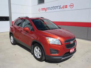 Used 2015 Chevrolet Trax LT ( **ALLOY WHEELS**PARTIAL POWER DRIVERS SEAT**AUTOMATIC**POWER WINDOWS**AUTO HEADLIGHTS**CRUISE CONTROL**BLUETOOTH**TRACTION CONTROL**AM/FM/CD PLAYER**) for sale in Tillsonburg, ON