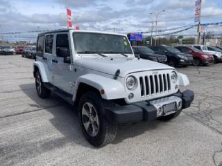 Used 2018 Jeep Wrangler JK Unlimited Sahara 4x4 MINT LOADED WE FINANCE ALL CREDIT for sale in London, ON