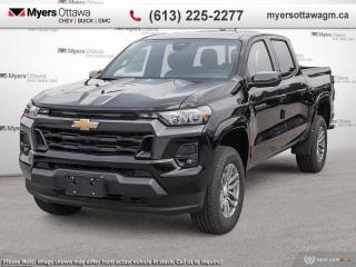 <br> <br>  Stay confident and in-command on rough terrain in this 2024 Chevy Colorado. <br> <br> With robust powertrain options and an incredibly refined interior, this Chevrolet Colorado is simply unstoppable. Boasting a raft of features for supreme off-roading prowess, this truck will take you over all terrain and back, without breaking a sweat. This 2024 Colorado is a great embodiment of versatility, capability and great value.<br> <br> This black Crew Cab 4X4 pickup   has an automatic transmission and is powered by a   2.7L 4 Cylinder Engine.<br> <br> Our Colorados trim level is LT. This Colorado LT steps things up with upgraded aluminum wheels, push button start and daytime running lights, along with great standard features such as a vivid 11.3-inch diagonal infotainment screen with Apple CarPlay and Android Auto, remote keyless entry, air conditioning, and a 6-speaker audio system. Safety features include automatic emergency braking, front pedestrian braking, lane keeping assist with lane departure warning, Teen Driver, and forward collision alert with IntelliBeam high beam assist. This vehicle has been upgraded with the following features: Hitch Guidance,  Collision Mitigation. <br><br> <br>To apply right now for financing use this link : <a href=https://creditonline.dealertrack.ca/Web/Default.aspx?Token=b35bf617-8dfe-4a3a-b6ae-b4e858efb71d&Lang=en target=_blank>https://creditonline.dealertrack.ca/Web/Default.aspx?Token=b35bf617-8dfe-4a3a-b6ae-b4e858efb71d&Lang=en</a><br><br> <br/>    5.99% financing for 84 months.  Incentives expire 2024-05-31.  See dealer for details. <br> <br><br> Come by and check out our fleet of 40+ used cars and trucks and 150+ new cars and trucks for sale in Ottawa.  o~o