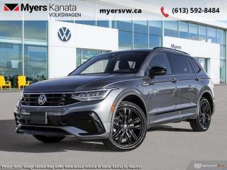 <b>Sunroof,  Power Liftgate,  Wireless Charging,  Adaptive Cruise Control,  Climate Control!</b><br> <br> <br> <br>  Designed with you in mind, this 2024 Tiguan does more than offer tons of tech, it makes it all easy to use. <br> <br>Whether its a weekend warrior or the daily driver this time, this 2024 Tiguan makes every experience easier to manage. Cutting edge tech, both inside the cabin and under the hood, allow for safe, comfy, and connected rides that keep the whole party going. The crossover of the future is already here, and its called the Tiguan.<br> <br> This platinum gray metallic SUV  has an automatic transmission and is powered by a  2.0L I4 16V GDI DOHC Turbo engine.<br> <br> Our Tiguans trim level is Comfortline R-Line Black Edition. This Tiguan Comfortline R-Line Black Edition features an express open/close sunroof and unique exterior styling, along with a power liftgate, mobile device wireless charging, adaptive cruise control, supportive heated synthetic leather-trimmed front seats, a heated leatherette-wrapped steering wheel, LED headlights with daytime running lights, and an upgraded 8-inch infotainment screen with SiriusXM satellite radio, Apple CarPlay, Android Auto, and a 6-speaker audio system. Additional features include front and rear cupholders, remote keyless entry with power cargo access, lane keep assist, lane departure warning, blind spot detection, front and rear collision mitigation, autonomous emergency braking, three 12-volt DC power outlets, remote start, a rear camera, and so much more. This vehicle has been upgraded with the following features: Sunroof,  Power Liftgate,  Wireless Charging,  Adaptive Cruise Control,  Climate Control,  Heated Seats,  Apple Carplay. <br><br> <br>To apply right now for financing use this link : <a href=https://www.myersvw.ca/en/form/new/financing-request-step-1/44 target=_blank>https://www.myersvw.ca/en/form/new/financing-request-step-1/44</a><br><br> <br/>    5.99% financing for 84 months. <br> Buy this vehicle now for the lowest bi-weekly payment of <b>$347.46</b> with $0 down for 84 months @ 5.99% APR O.A.C. ( taxes included, $1071 (OMVIC fee, Air and Tire Tax, Wheel Locks, Admin fee, Security and Etching) is included in the purchase price.    ).  Incentives expire 2024-05-31.  See dealer for details. <br> <br> <br>LEASING:<br><br>Estimated Lease Payment: $269 bi-weekly <br>Payment based on 4.99% lease financing for 48 months with $0 down payment on approved credit. Total obligation $28,026. Mileage allowance of 16,000 KM/year. Offer expires 2024-05-31.<br><br><br>Call one of our experienced Sales Representatives today and book your very own test drive! Why buy from us? Move with the Myers Automotive Group since 1942! We take all trade-ins - Appraisers on site!<br> Come by and check out our fleet of 50+ used cars and trucks and 120+ new cars and trucks for sale in Kanata.  o~o