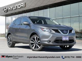 <b>Sunroof,  Navigation,  Leather Seats,  Rear View Camera,  Remote Start!</b><br> <br>  Compare at $17509 - Our Price is just $16999! <br> <br>   This Nissan Qashqai is comfortable and quiet and has plenty of technology. This  2018 Nissan Qashqai is fresh on our lot in Ottawa. <br> <br>Take on adventures downtown and weekends out of town with progressive style and a commanding point of view. Merge into traffic with complete confidence. No detours, potholes, or street-parking-only restaurants can hold you back. This Nissan Qashqai is built around you, fit for your city. This  SUV has 171,355 kms. Its  silver in colour  . It has an automatic transmission and is powered by a  141HP 2.0L 4 Cylinder Engine.  <br> <br> Our Qashqais trim level is SL. Add some luxury to your ride with this Qashqai SL. It comes with NissanConnect with navigation and mobile apps, a seven-inch color touchscreen display, all-wheel drive, leather seats which are heated in front, Bluetooth, SiriusXM, a rearview camera, a heated, leather-wrapped steering wheel, remote engine start system with intelligent climate control, a power sliding moonroof, and more. This vehicle has been upgraded with the following features: Sunroof,  Navigation,  Leather Seats,  Rear View Camera,  Remote Start,  Heated Steering Wheel,  Bluetooth. <br> <br/><br>*LIFETIME ENGINE TRANSMISSION WARRANTY NOT AVAILABLE ON VEHICLES WITH KMS EXCEEDING 140,000KM, VEHICLES 8 YEARS & OLDER, OR HIGHLINE BRAND VEHICLE(eg. BMW, INFINITI. CADILLAC, LEXUS...)<br> Come by and check out our fleet of 30+ used cars and trucks and 100+ new cars and trucks for sale in Ottawa.  o~o