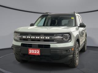 <b>Aluminum Wheels,  Apple CarPlay,  Android Auto,  Forward Collision Alert,  Ford Co-Pilot360!</b><br> <br>    If you want true off-road ruggedness in an urban, friendly package, look no further than this Ford Bronco Sport. This  2022 Ford Bronco Sport is fresh on our lot in Sudbury. <br> <br>A compact footprint, an iconic name, and modern luxury come together to make this Bronco Sport and instant classic. Whether your next adventure takes you deep into the rugged wilds, or into the rough and rumble city, this Bronco Sport is exactly what you need. With enough cargo space for all of your gear, the capability to get you anywhere, and a manageable footprint, theres nothing quite like this Ford Bronco Sport.This  SUV has 36,265 kms. Its  silver in colour  . It has an automatic transmission and is powered by a  1.5L I3 12V PDI DOHC Turbo engine.  This unit has some remaining factory warranty for added peace of mind. <br> <br> Our Bronco Sports trim level is Big Bend. This Bronco Sport Big Bend adds heated side mirrors, front fog lamps, power seats, proximity key, automatic climate control, heated seats, easy clean upholstery and remote engine start for a feeling even bigger than its namesake National Park. It also includes unique aluminum wheels, LED accent lighting, Co-Pilot360, a useful flip-up rear window and black exterior trim. On the inside, it features a SYNC 3 infotainment system with an 8 inch touchscreen and is paired with Apple CarPlay and Android Auto, a smart charging USB port, 60/40 split-fold rear seats, remote keyless entry, FordPass Connect. It helps keep you safe with lane keeping assist, automatic emergency braking, blind spot monitoring and rear cross traffic alert.  This vehicle has been upgraded with the following features: Aluminum Wheels,  Apple Carplay,  Android Auto,  Forward Collision Alert,  Ford Co-pilot360,  Remote Start,  Proximity Key. <br> To view the original window sticker for this vehicle view this <a href=http://www.windowsticker.forddirect.com/windowsticker.pdf?vin=3FMCR9B63NRE04616 target=_blank>http://www.windowsticker.forddirect.com/windowsticker.pdf?vin=3FMCR9B63NRE04616</a>. <br/><br> <br>To apply right now for financing use this link : <a href=https://www.palladinohonda.com/finance/finance-application target=_blank>https://www.palladinohonda.com/finance/finance-application</a><br><br> <br/><br>Palladino Honda is your ultimate resource for all things Honda, especially for drivers in and around Sturgeon Falls, Elliot Lake, Espanola, Alban, and Little Current. Our dealership boasts a vast selection of high-class, top-quality Honda models, as well as expert financing advice and impeccable automotive service. These factors arent what set us apart from other dealerships, though. Rather, our uncompromising customer service and professionalism make every experience unforgettable, and keeps drivers coming back. The advertised price is for financing purchases only. All cash purchases will be subject to an additional surcharge of $2,501.00. This advertised price also does not include taxes and licensing fees.<br> Come by and check out our fleet of 100+ used cars and trucks and 90+ new cars and trucks for sale in Sudbury.  o~o