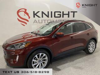 Used 2021 Ford Escape Titanium Hybrid l Heated Leather l AWD l Dual Climate for sale in Moose Jaw, SK