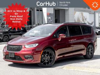 Only 22,681 kMS! This Chrysler Pacifica delivers a Regular Unleaded V-6 3.6 L/220 engine powering this Automatic transmission. Wheels: 20 S Model Black Alloys. Clean CARFAX! Our advertised prices are for consumers (i.e. end users) only. Not a former rental.   This Chrysler Pacifica Comes Equipped with These Options
Exterior Color: Velvet Red Pearl, Interior: Black interior / Black seats, Engine: 3.6L Pentastar VVT V6 engine with Stop/Start, Transmission: 9--speed automatic transmission. S Appearance Package: Nappa leather--faced front vented seats with S logo, Body--colour exterior mirrors, Premium Black rear fascia, Premium upper and lower grilles w/ Black surrounds, Black daylight opening mouldings, Body--colour door handles, S badge, Anodized Ink badging, Piano Black interior accents. Uconnect Theater Family Group: KeySense programmable key fob, 115--volt auxiliary power outlet, Blu--ray/DVD player with video USB port, High Definition Multimedia Interface (HDMI) port, Front seatback dual 10--inch touchscreens, Video USB port, FamCam Interior Camera, Amazon Fire TV Built--In. Second--row Stow n Go bucket seats, Lane Departure Warning with Lane Keep Assist, Adaptive Cruise Control with Stop and Go, Blind--Spot Monitoring and Rear Cross--Path Detection, Forward Collision Warning with Active Braking, Park--Sense Front and Rear Park Assist with stop, Parallel and Perpendicular Park Assist with Stop, Uconnect 5 NAV with 10.1--inch display, 7--inch full--colour customizable in--cluster display, Second--row USB charging port, Third--row USB charging port, Google Android Auto/Apple CarPlay capable, Stow n Vac integrated vacuum, Front ventilated seats, Front passenger seat automatic Advance n Return, Second-- and third--row window shades, Full sunroof with power front and fixed rear, Second--row heated seats, Third--row power folding seat, 19 harman/kardon speakers with subwoofer, 760--watt amplifier, Wireless charging pad, 360 Surround--View Camera, Front heated seats, Heated steering wheel, Remote start system, Second--row power windows.  Dont miss out on this one! Call today or drop by for more information.  Please note the window sticker features options the car had when new -- some modifications may have been made since then. Please confirm all options and features with your CarHub Product Advisor.   
Drive Happy with CarHub
*** All-inclusive, upfront prices -- no haggling, negotiations, pressure, or games

 

*** Purchase or lease a vehicle and receive a $1000 CarHub Rewards card for service.

 

*** 3 day CarHub Exchange program available on most used vehicles. Details: www.northyorkchrysler.ca/exchange-program/

 

*** 36 day CarHub Warranty on mechanical and safety issues and a complete car history report

 

*** Purchase this vehicle fully online on CarHub websites

 

 

Transparency Statement
Online prices and payments are for finance purchases -- please note there is a $750 finance/lease fee. Cash purchases for used vehicles have a $2,200 surcharge (the finance price + $2,200), however cash purchases for new vehicles only have tax and licensing extra -- no surcharge. NEW vehicles priced at over $100,000 including add-ons or accessories are subject to the additional federal luxury tax. While every effort is taken to avoid errors, technical or human error can occur, so please confirm vehicle features, options, materials, and other specs with your CarHub representative. This can easily be done by calling us or by visiting us at the dealership. CarHub used vehicles come standard with 1 key. If we receive more than one key from the previous owner, we include them with the vehicle. Additional keys may be purchased at the time of sale. Ask your Product Advisor for more details. Payments are only estimates derived from a standard term/rate on approved credit. Terms, rates and payments may vary. Prices, rates and payments are subject to change without notice. Please see our website for more details.
 