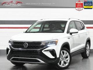 <b>Apple Carplay, Android Auto, Digital Dash, Heated Seats, Panoramic Roof, Front Assist, Blind Spot! Former Daily Rental!</b><br>  Tabangi Motors is family owned and operated for over 20 years and is a trusted member of the Used Car Dealer Association (UCDA). Our goal is not only to provide you with the best price, but, more importantly, a quality, reliable vehicle, and the best customer service. Visit our new 25,000 sq. ft. building and indoor showroom and take a test drive today! Call us at 905-670-3738 or email us at customercare@tabangimotors.com to book an appointment. <br><hr></hr>CERTIFICATION: Have your new pre-owned vehicle certified at Tabangi Motors! We offer a full safety inspection exceeding industry standards including oil change and professional detailing prior to delivery. Vehicles are not drivable, if not certified. The certification package is available for $595 on qualified units (Certification is not available on vehicles marked As-Is). All trade-ins are welcome. Taxes and licensing are extra.<br><hr></hr><br> <br>   This 2022 VW Taos proves you dont have to be big to be bold. This  2022 Volkswagen Taos is fresh on our lot in Mississauga. <br> <br>The VW Taos was built for the adventurer in all of us. With all the tech you need for a daily driver married to all the classic VW capability, this SUVW can be your weekend warrior, too. Exceeding every expectation was the design motto for this compact SUV, and VW engineers delivered. For an SUV thats just right, check out this 2022 Volkswagen Taos.This  SUV has 67,650 kms. Its  white in colour  . It has a 8 speed automatic transmission and is powered by a  158HP 1.5L 4 Cylinder Engine.  This vehicle has been upgraded with the following features: Air, Rear Air, Tilt, Cruise, Power Locks, Power Windows, Power Mirrors. <br> <br>To apply right now for financing use this link : <a href=https://tabangimotors.com/apply-now/ target=_blank>https://tabangimotors.com/apply-now/</a><br><br> <br/><br>SERVICE: Schedule an appointment with Tabangi Service Centre to bring your vehicle in for all its needs. Simply click on the link below and book your appointment. Our licensed technicians and repair facility offer the highest quality services at the most competitive prices. All work is manufacturer warranty approved and comes with 2 year parts and labour warranty. Start saving hundreds of dollars by servicing your vehicle with Tabangi. Call us at 905-670-8100 or follow this link to book an appointment today! https://calendly.com/tabangiservice/appointment. <br><hr></hr>PRICE: We believe everyone deserves to get the best price possible on their new pre-owned vehicle without having to go through uncomfortable negotiations. By constantly monitoring the market and adjusting our prices below the market average you can buy confidently knowing you are getting the best price possible! No haggle pricing. No pressure. Why pay more somewhere else?<br><hr></hr>WARRANTY: This vehicle qualifies for an extended warranty with different terms and coverages available. Dont forget to ask for help choosing the right one for you.<br><hr></hr>FINANCING: No credit? New to the country? Bankruptcy? Consumer proposal? Collections? You dont need good credit to finance a vehicle. Bad credit is usually good enough. Give our finance and credit experts a chance to get you approved and start rebuilding credit today!<br> o~o