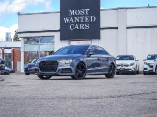 <div style=text-align: justify;><span style=font-size:14px;><span style=font-family:times new roman,times,serif;>YOU CERTIFY, YOU SAVE! - AS IS SPECIAL, SAFETY NOT INCLUDED - This 2017 Audi A3 is a Canadian (Ontario) vehicle with service records. High-value options included with this vehicle are; S-line, blind spot indicators, lane departure warning, adaptive cruise control, navigation, paddle shifters, black leather / heated / power / seats, front & rear sensor, convenience entry, sunroof, xenon headlights, back up camera, touchscreen, heated seats, multifunction steering wheel and 19” alloy rims, offering immense value.<br /> </span></span><br /><span style=font-family: "times new roman", times, serif; font-size: 14px;>This vehicle is being sold AS TRADED.</span><strong style=font-family: "times new roman", times, serif; font-size: 14px;> Please do NOT email in regarding what this vehicle needs for safety or what's wrong with the vehicle, as we do not pre-inspect our AS-IS vehicles.</strong><span style=font-family: "times new roman", times, serif; font-size: 14px;> We price them inexpensively for quick sale hoping someone can take advantage of a low price trade-in. You are more than welcome to test drive the vehicle around the block for a short 4-5 minute test drive. WE OFFER TO ALL OUR VALUED CUSTOMERS’ PARTS AT COST TO CERTIFY THIS VEHICLE. By our dealership standard, we do NOT certify vehicles under 2011 as we only have 2 onsite mechanics and over 150 vehicles in stock. Thus, by OMVIC regulation we must say: This vehicle is being sold as-is, unfit, not e-tested, and is not represented as being in road-worthy condition, mechanically sound, or maintained at any guaranteed level of quality. The vehicle may not be fit for us as a means of transportation and may require substantial repairs at the purchaser’s expense. It may not be possible to register the vehicle to be driven in its current condition.</span></div>