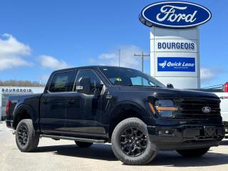 <b>XLT Black Appearance Package, 18 Aluminum Wheels, Tow Package, Tailgate Step, Spray-In Bed Liner!</b><br> <br> <br> <br>  From powerful engines to smart tech, theres an F-150 to fit all aspects of your life. <br> <br>Just as you mould, strengthen and adapt to fit your lifestyle, the truck you own should do the same. The Ford F-150 puts productivity, practicality and reliability at the forefront, with a host of convenience and tech features as well as rock-solid build quality, ensuring that all of your day-to-day activities are a breeze. Theres one for the working warrior, the long hauler and the fanatic. No matter who you are and what you do with your truck, F-150 doesnt miss.<br> <br> This agate black Crew Cab 4X4 pickup   has a 10 speed automatic transmission and is powered by a  400HP 3.5L V6 Cylinder Engine.<br> <br> Our F-150s trim level is XLT. This XLT trim steps things up with running boards, dual-zone climate control and a 360 camera system, along with great standard features such as class IV tow equipment with trailer sway control, remote keyless entry, cargo box lighting, and a 12-inch infotainment screen powered by SYNC 4 featuring voice-activated navigation, SiriusXM satellite radio, Apple CarPlay, Android Auto and FordPass Connect 5G internet hotspot. Safety features also include blind spot detection, lane keep assist with lane departure warning, front and rear collision mitigation and automatic emergency braking. This vehicle has been upgraded with the following features: Xlt Black Appearance Package, 18 Aluminum Wheels, Tow Package, Tailgate Step, Spray-in Bed Liner, Power Sliding Rear Window. <br><br> View the original window sticker for this vehicle with this url <b><a href=http://www.windowsticker.forddirect.com/windowsticker.pdf?vin=1FTFW3L86RKD36264 target=_blank>http://www.windowsticker.forddirect.com/windowsticker.pdf?vin=1FTFW3L86RKD36264</a></b>.<br> <br>To apply right now for financing use this link : <a href=https://www.bourgeoismotors.com/credit-application/ target=_blank>https://www.bourgeoismotors.com/credit-application/</a><br><br> <br/> Incentives expire 2024-05-31.  See dealer for details. <br> <br>Discount on vehicle represents the Cash Purchase discount applicable and is inclusive of all non-stackable and stackable cash purchase discounts from Ford of Canada and Bourgeois Motors Ford and is offered in lieu of sub-vented lease or finance rates. To get details on current discounts applicable to this and other vehicles in our inventory for Lease and Finance customer, see a member of our team. </br></br>Discover a pressure-free buying experience at Bourgeois Motors Ford in Midland, Ontario, where integrity and family values drive our 78-year legacy. As a trusted, family-owned and operated dealership, we prioritize your comfort and satisfaction above all else. Our no pressure showroom is lead by a team who is passionate about understanding your needs and preferences. Located on the shores of Georgian Bay, our dealership offers more than just vehiclesits an experience rooted in community, trust and transparency. Trust us to provide personalized service, a diverse range of quality new Ford vehicles, and a seamless journey to finding your perfect car. Join our family at Bourgeois Motors Ford and let us redefine the way you shop for your next vehicle.<br> Come by and check out our fleet of 80+ used cars and trucks and 200+ new cars and trucks for sale in Midland.  o~o