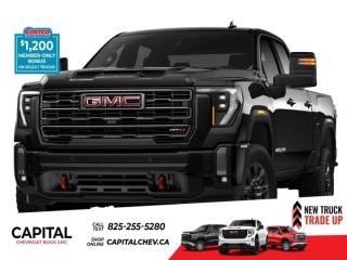 This GMC Sierra 3500HD delivers a Turbocharged Diesel V8 6.6L/ engine powering this Automatic transmission. ENGINE, DURAMAX 6.6L TURBO-DIESEL V8, B20-DIESEL COMPATIBLE (470 hp [350.5 kW] @ 2800 rpm, 975 lb-ft of torque [1322 Nm] @ 1600 rpm) (Includes (K05) engine block heater.), Wireless Phone Projection for Apple CarPlay and Android Auto, Wireless charging.*This GMC Sierra 3500HD Comes Equipped with These Options *Wipers, front rain-sensing, Windows, power rear, express down, Window, power front, passenger express up/down, Window, power front, drivers express up/down, Wi-Fi Hotspot capable (Terms and limitations apply. See onstar.ca or dealer for details.), Wheels, 20 (50.8 cm) High Gloss black aluminum wheels, 8 spokes, Wheelhouse liners, rear, USB Ports, 2, Charge/Data ports located inside centre console, USB Ports, 2 (first row) located on console, USB ports, (2) charge-only, rear.* Stop By Today *Stop by Capital Chevrolet Buick GMC Inc. located at 13103 Lake Fraser Drive SE, Calgary, AB T2J 3H5 for a quick visit and a great vehicle!