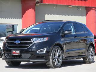 <p>2017 Ford Edge Sport AWD</p><p>2.7LTR V6 Ecoboost<br>A/C<br>Telescopic tilt<br>Cruise<br>Power windows<br>Power locks<br>Power mirrors<br>Power seats<br>Heated & air conditioned front seats<br>Rear heated seats<br>Power liftgate<br>Heated steering wheel<br>Blind spot & lane detection<br>5 passengers<br>AM/FM radio<br>SYNC by Microsoft / Bluetooth<br>190,000kms!<br>Brand new tires<br>21 alloy wheels<br>Front & rear cameras<br>Front & rear sensors<br>Panoramic sunroof</p><p>$23,975 Safetied<br>Financing and Warranty Available at Fine Ride Auto Sales Ltd<br>www.FineRideAutoSales.ca</p><p>Call: 204-415-3300 or 1-855-854-3300<br>Text: 204-226-1790<br>View in person at: Unit 3-3000 Main Street</p><p>DLR# 4614<br>**Plus applicable taxes**</p><p></p><p style=text-align:center;><i><strong><u>***NEW HOURS EFFECTIVE MAY 15, 2024***</u></strong></i></p><p style=text-align:center;>Monday                9am to 6pm<br>Tuesday               9am to 6pm<br>Wednesday               9am to 6pm<br>Thursday                9am to 6pm<br>Friday                9am to 5pm<br>Saturday                   10am to 2pm<br>Sunday                    CLOSED</p><p style=text-align:center;><i><strong>***CLOSED SATURDAY, SUNDAY & MONDAYS FOR LONG WEEKENDS***</strong></i></p>
