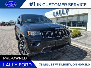 Used 2018 Jeep Grand Cherokee Limited, Roof, Nav, 4x4, Leather! for sale in Tilbury, ON
