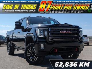 Who said work had to be uncomfortable? Break from the normal in this uber capable GMC Sierra HD. This 2023 GMC Sierra 2500HD is fresh on our lot in Rosetown. This sought after diesel Crew Cab 4X4 pickup has 52,836 kms. Its ebony twilight metallic in colour . It has a 10 speed automatic transmission and is powered by a 445HP 6.6L 8 Cylinder Engine. <br> <br/><br>Contact our Sales Department today by: <br><br>Phone: 1 (306) 882-2691 <br><br>Text: 1-306-800-5376 <br><br>- Want to trade your vehicle? Make the drive and well have it professionally appraised, for FREE! <br><br>- Financing available! Onsite credit specialists on hand to serve you! <br><br>- Apply online for financing! <br><br>- Professional, courteous and friendly staff are ready to help you get into your dream ride! <br><br>- Call today to book your test drive! <br><br>- HUGE selection of new GMC, Buick and Chevy Vehicles! <br><br>- Fully equipped service shop with GM certified technicians <br><br>- Full Service Quick Lube Bay! Drive up. Drive in. Drive out! <br><br>- Best Oil Change in Saskatchewan! <br><br>- Oil changes for all makes and models including GMC, Buick, Chevrolet, Ford, Dodge, Ram, Kia, Toyota, Hyundai, Honda, Chrysler, Jeep, Audi, BMW, and more! <br><br>- Rosetowns ONLY Quick Lube Oil Change! <br><br>- 24/7 Touchless car wash <br><br>- Fully stocked parts department featuring a large line of in-stock winter tires! <br> <br><br><br>Rosetown Mainline Motor Products, also known as Mainline Motors is Saskatchewans #1 Selling Rural GMC, Buick, and Chevrolet dealer, featuring Chevy Silverado, GMC Sierra, Buick Enclave, Chevy Traverse, Chevy Equinox, Chevy Cruze, GMC Acadia, GMC Terrain, and pre-owned Chevy, GMC, Buick, Ford, Dodge, Ram, and more, proudly serving Saskatchewan. As part of the Mainline Motors Group of Dealerships in Western Canada, we are also committed to servicing customers anywhere in Western Canada! Weve got a huge selection of cars, trucks, and crossover SUVs, so if youre looking for your next new GMC, Buick, Chev or any brand on a used vehicle, dont hesitate to contact us online, give us a call at 1 (306) 882-2691 or swing by our dealership at 506 Hyw 7 W in Rosetown, Saskatchewan. We look forward to getting you rolling in your next new or used vehicle! <br> <br><br><br>* Vehicles may not be exactly as shown. Contact dealer for specific model photos. Pricing and availability subject to change. All pricing is cash price including fees. Taxes to be paid by the purchaser. While great effort is made to ensure the accuracy of the information on this site, errors do occur so please verify information with a customer service rep. This is easily done by calling us at 1 (306) 882-2691 or by visiting us at the dealership. <br><br> Come by and check out our fleet of 50+ used cars and trucks and 140+ new cars and trucks for sale in Rosetown. o~o